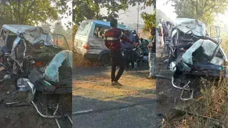 महाराष्ट्र के नागपुर में ट्रक और कार के बीच भीषण टक्कर, 6 लोगों की गई जान महाराष्ट्र के नागपुर में ट्रक और कार के बीच भीषण टक्कर, 6 लोगों की गई जान