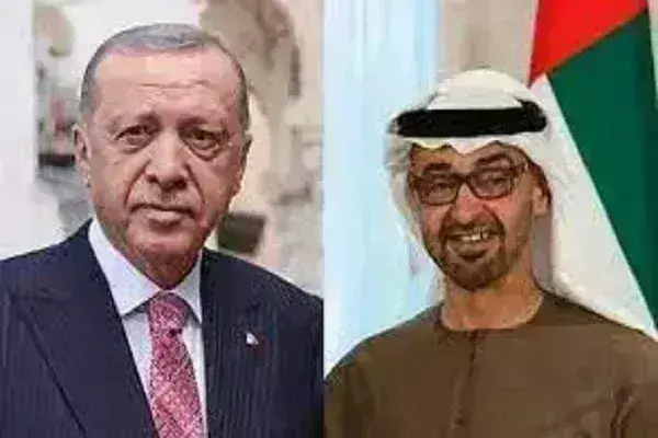 गाजा पट्टी में स्थायी युद्धविराम के लिए तुर्की के राष्ट्रपति ने यूएई के नेता से की चर्चा गाजा पट्टी में स्थायी युद्धविराम के लिए तुर्की के राष्ट्रपति ने यूएई के नेता से की चर्चा