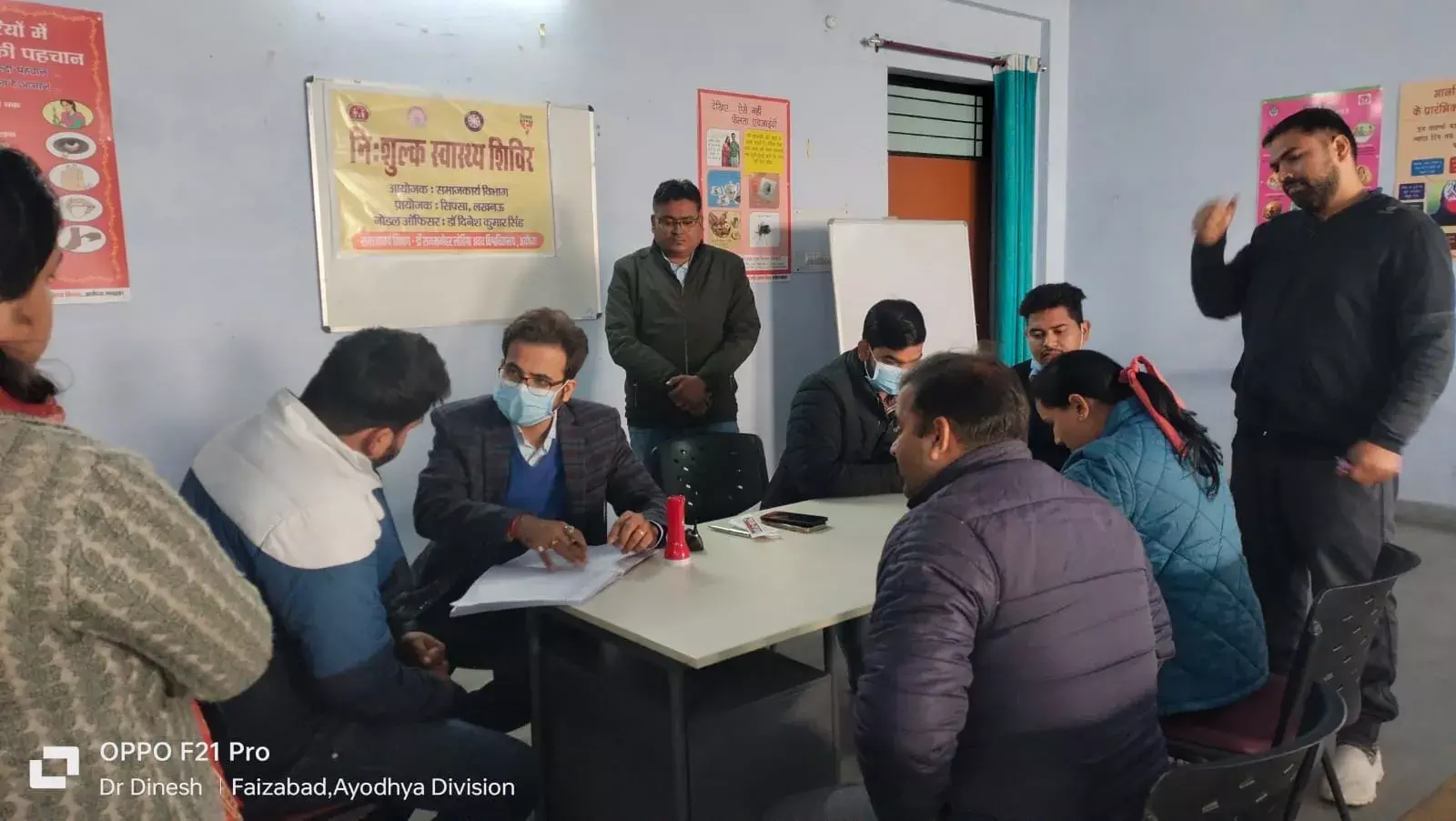 अवध विवि में नाक, कान एवं गला रोग से संबंधित स्वास्थ्य शिविर लगा