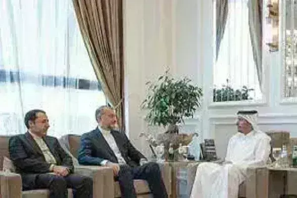 ईरान, कतर के विदेश मंत्रियों ने गाजा संकट के राजनीतिक समाधान पर चर्चा की