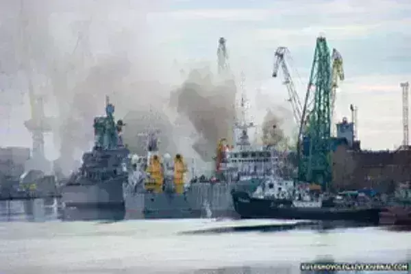 रूस के  परमाणु ऊर्जा संचालित कंटेनर शिप पर लगी आग बुझाई गई