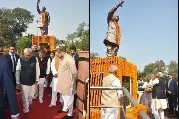 बिहार के मुख्यमंत्री नीतीश कुमार ने कहा की मुझे बिहार का मुख्यमंत्री बनाने में अटल जी का बड़ा योगदान रहा