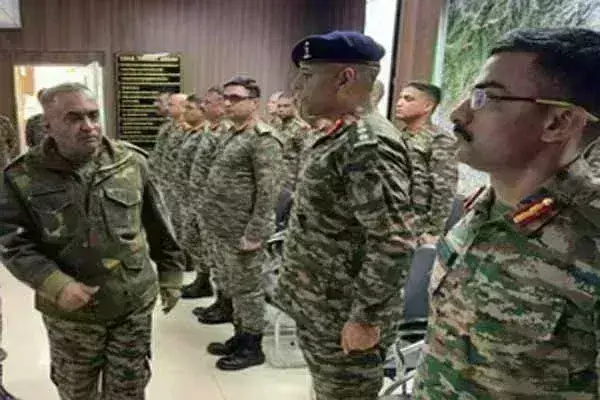 पुंछ पहुंचे भारतीय सेना प्रमुखजनरल मनोज पांडे,आतंकियों की तलाश में सर्च ऑपरेशन