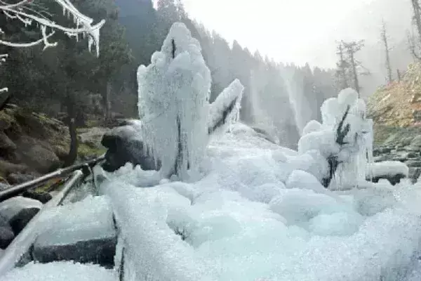 जम्मू-कश्मीर में भीषण ठंड और घना कोहरा जारी, रात के तापमान में सुधार