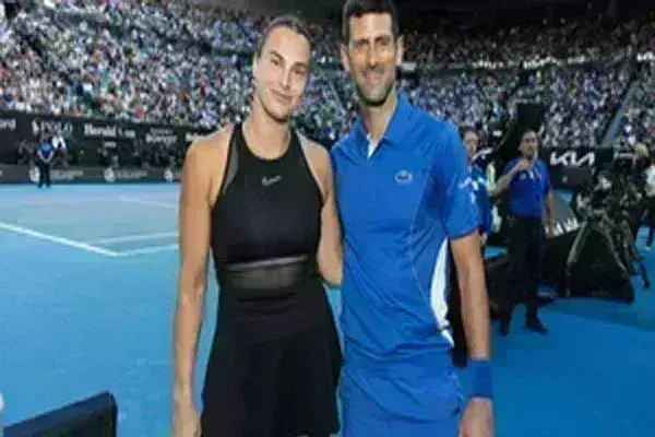 जोकोविच, सबालेंका चैरिटी मैच के लिए टीम में हुए शामिल