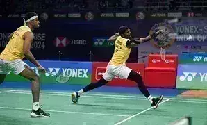 इंडिया ओपन 2024: चिराग-सात्विक फाइनल में, एचएस प्रणय हारे इंडिया ओपन 2024: चिराग-सात्विक फाइनल में, एचएस प्रणय हारे