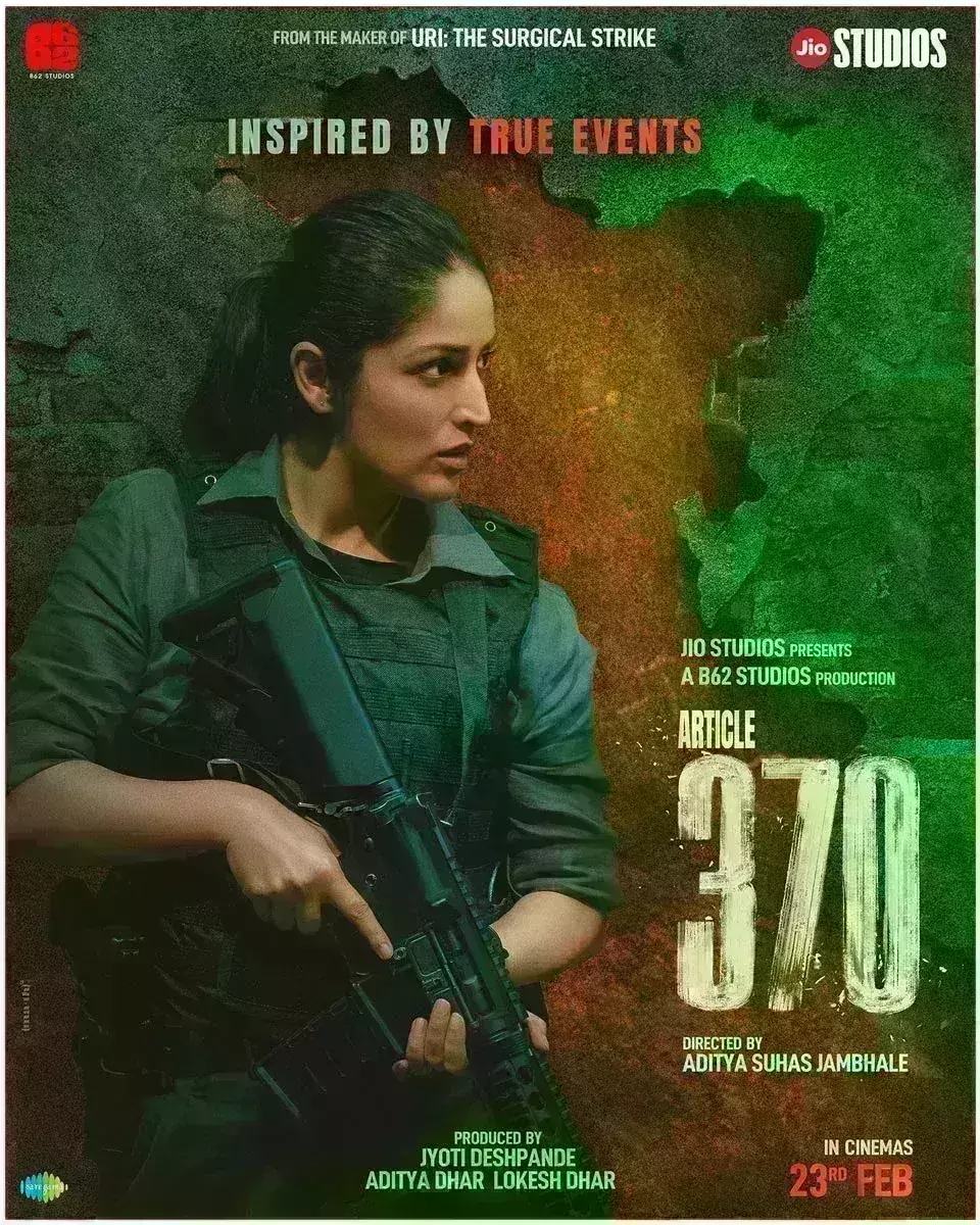 आर्टिकल 370 का टीजर हुआ रिलीज, खुफिया अधिकारी के रूप में कश्मीर में आतंकवाद के खिलाफ लड़ेंगी यामी गौतम
