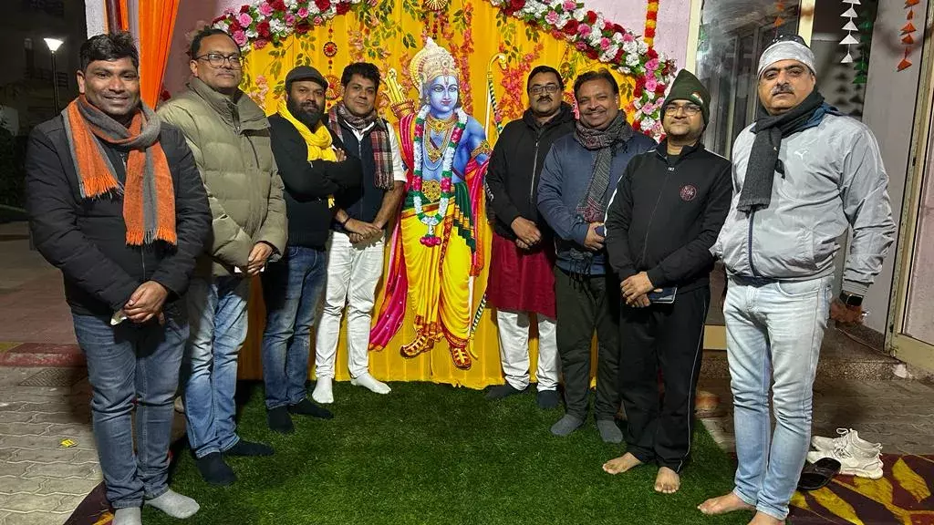 राजवंश रेज़िडन्सी  हुई रामभक्ति मे लीन , उत्साह से किया रामलला के  प्राण प्रतिष्ठा  का स्वागत