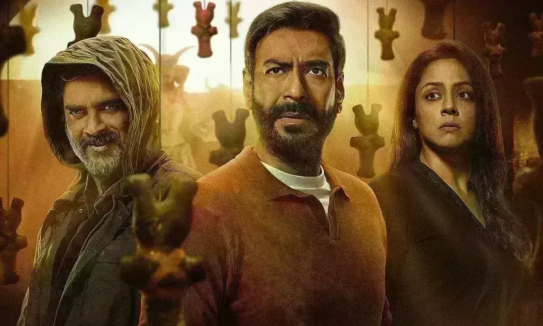शैतान का नया पोस्टर जारी; दिखी अजय देवगन, आर माधवन और ज्योतिका की शानदार तिगड़ी