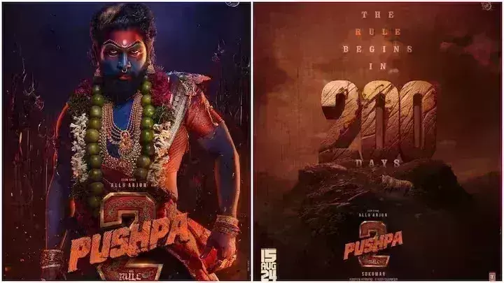 पुष्पा 2: द रूल की रिलीज का काउंटडाइन शुरू, 200 दिन बाद रिलीज होगी  फिल्म, शानदार पोस्टर हुआ रिलीज