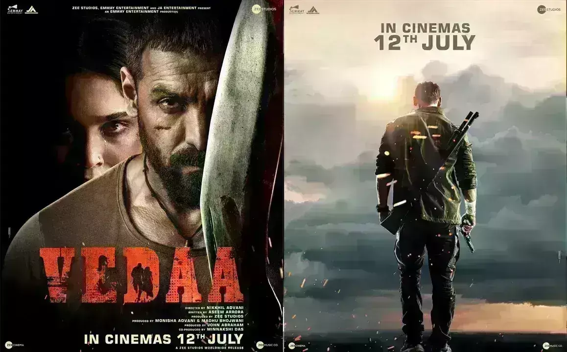 जॉन अब्राहम की मास एक्शन फिल्म वेदा12 जुलाई को होगी रिलीज ,जारी हुआ फर्स्ट लुक