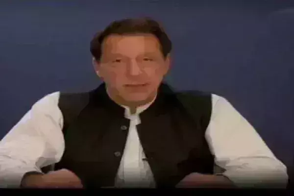 Claiming two-third majority, Imran gave victory speech