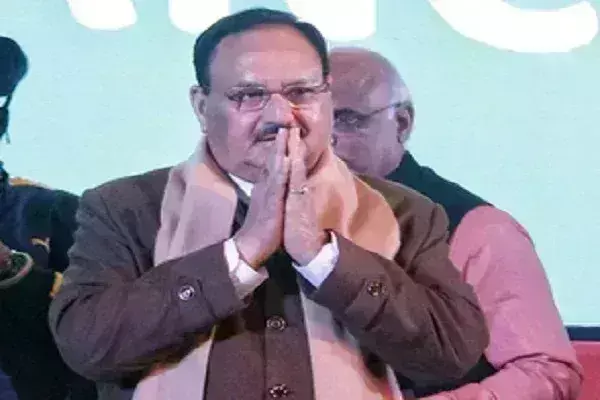 नड्डा आज गठबंधन सहयोगियों के साथ बैठक करने के लिए तमिलनाडु में नड्डा आज गठबंधन सहयोगियों के साथ बैठक करने के लिए तमिलनाडु में