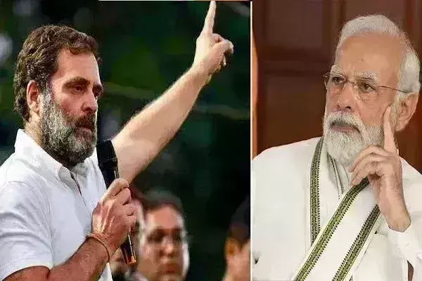 पीएम मोदी झूठे सपने दिखाकर कर रहे हैं ठगी का व्यापार : राहुल गांधी पीएम मोदी झूठे सपने दिखाकर कर रहे हैं ठगी का व्यापार : राहुल गांधी