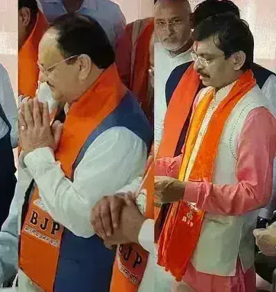 जेपी नड्डा ने राज्यसभा प्रत्याशी के रूप में भरा नामांकन