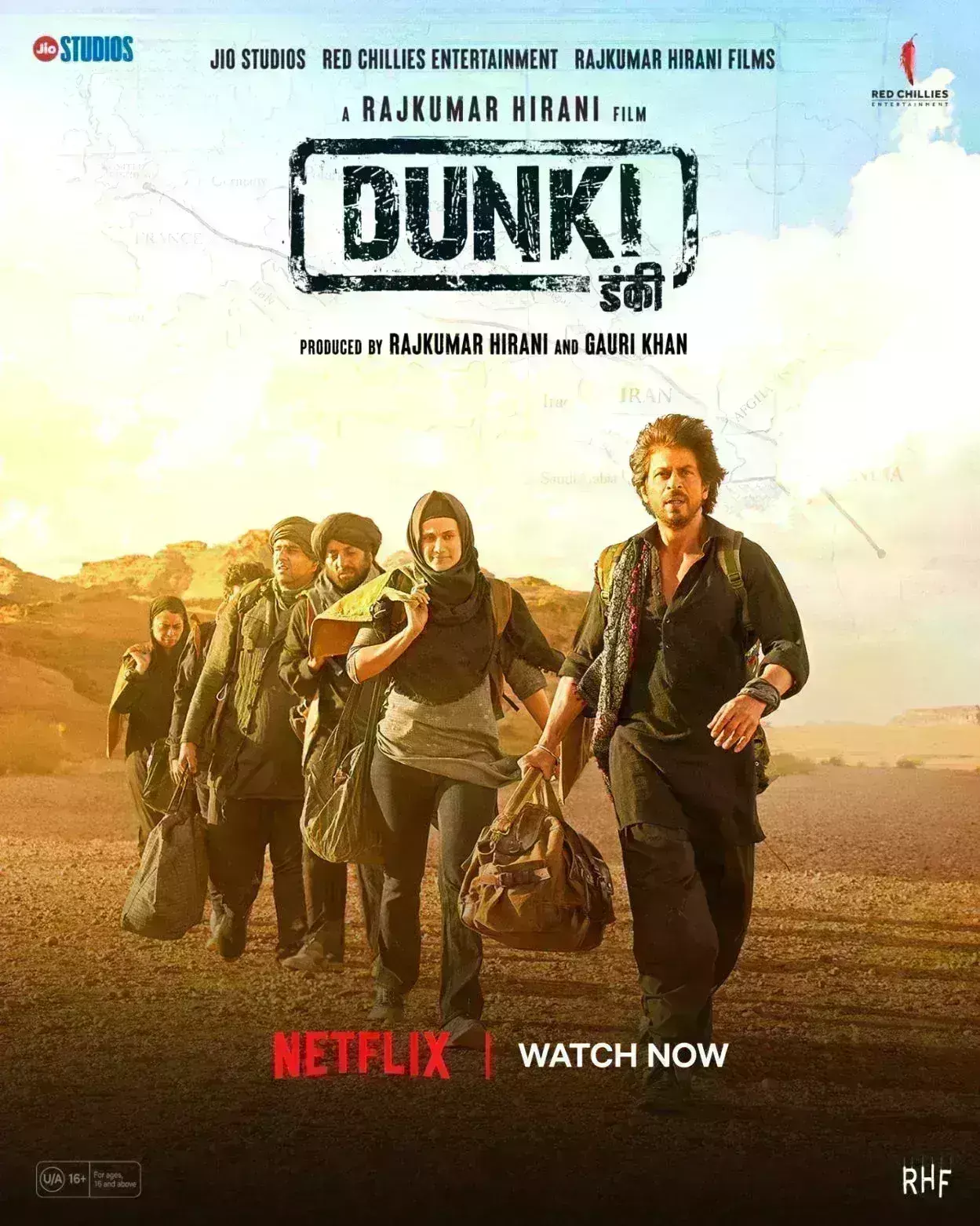 शाहरुख खान स्टारर डंकी ओटीटी प्लेटफॉर्म नेटफ्लिक्स पर दी दस्तक, बॉक्स ऑफिस पर मचाया था धमाका!