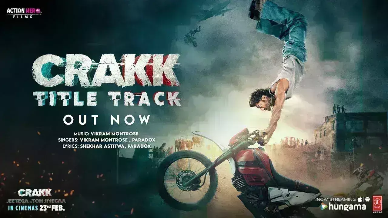 विद्युत जामवाल की क्रैक का मुख्य गाना जारी, 23 फरवरी को रिलीज होगी फिल्म