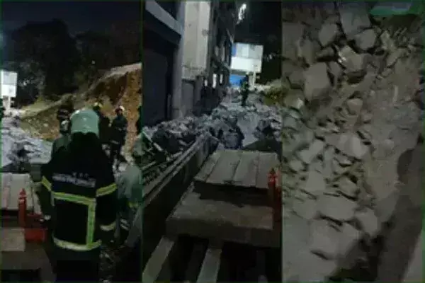 मुंबई फिल्म सिटी के पास दीवार गिरने से दो की मौत, एक घायल