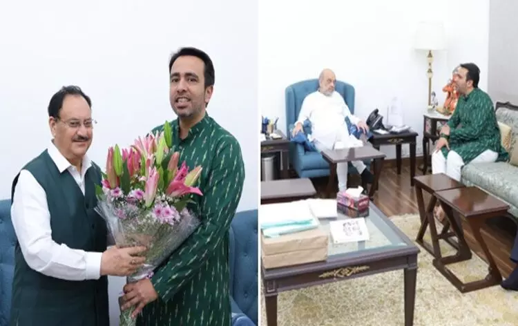 भाजपा अध्यक्ष जेपी नड्डा ने रालोद प्रमुख जयंत सिंह के एनडीए परिवार में शामिल होने के फैसले का हार्दिक स्वागत किया भाजपा अध्यक्ष जेपी नड्डा ने रालोद प्रमुख जयंत सिंह के एनडीए परिवार में शामिल होने के फैसले का हार्दिक स्वागत किया