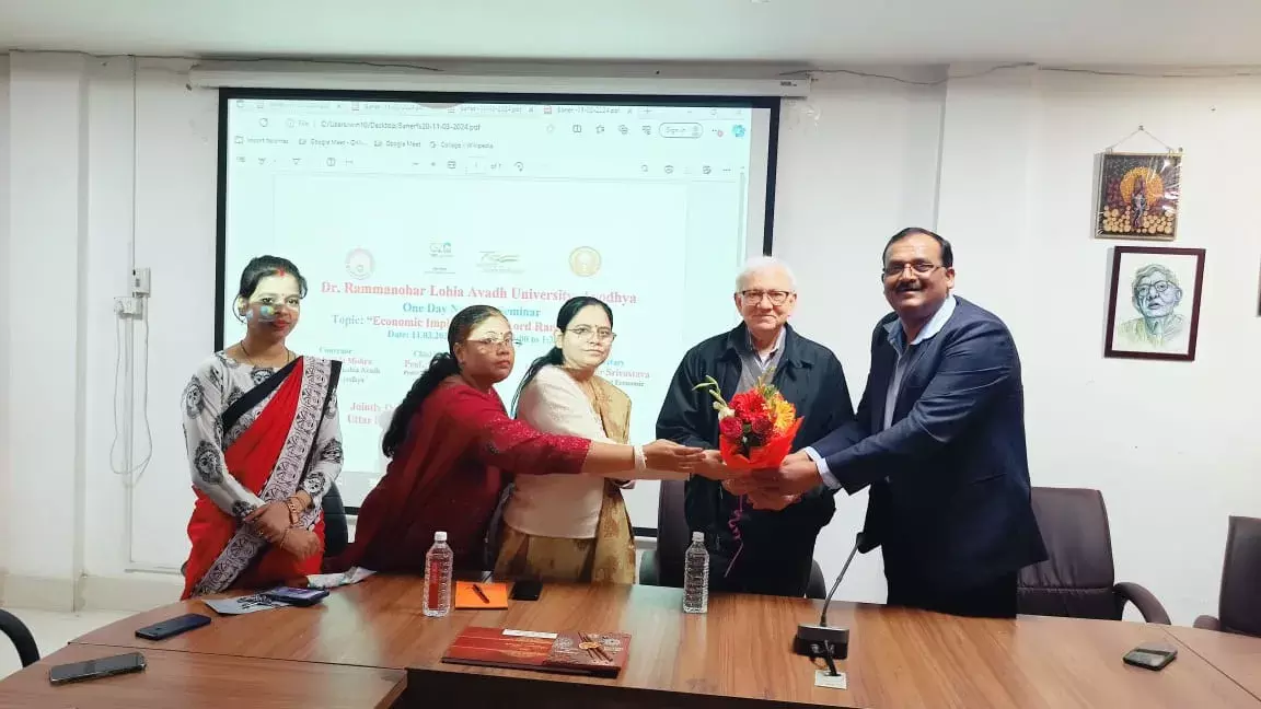 प्रभु श्रीराम के मंदिर निर्माण से रोजगार एवं आय की संभावनाएं बढ़ीः प्रो0 प्रेम एस0 वशिष्ठ