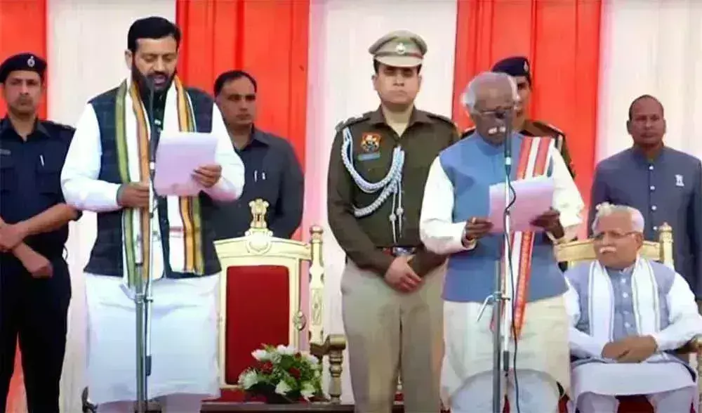 हरियाणा को मिला नया मुख्यमंत्री, नायब सिंह सैनी ने ली पद एवं गोपनीयता की शपथ
