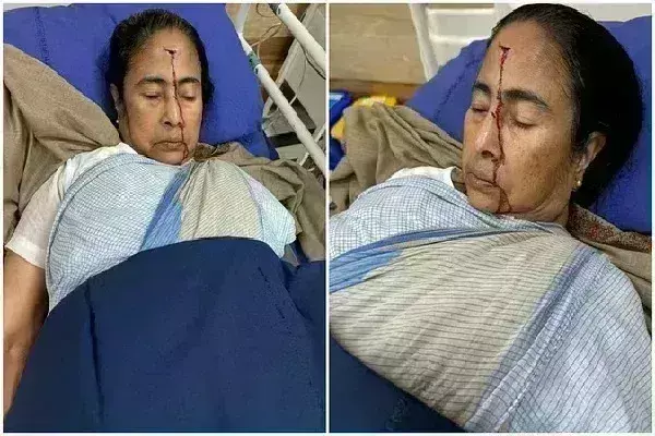 CM ममता बनर्जी के सिर में आई गंभीर चोट, कोलकाता के अस्पताल में हुईं भर्ती