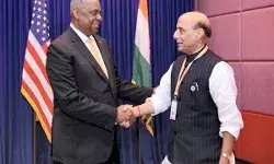 रक्षा मंत्री राजनाथ सिंह ने क्षेत्रीय सुरक्षा और रक्षा सहयोग पर चर्चा के लिए अमेरिकी समकक्ष लॉयड ऑस्टिन के साथ टेलीफोन पर बातचीत की