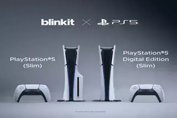 ब्लिंकिट अपने प्लेटफॉर्म पर सोनी प्लेस्टेशन-5 बेचेगा ब्लिंकिट अपने प्लेटफॉर्म पर सोनी प्लेस्टेशन-5 बेचेगा
