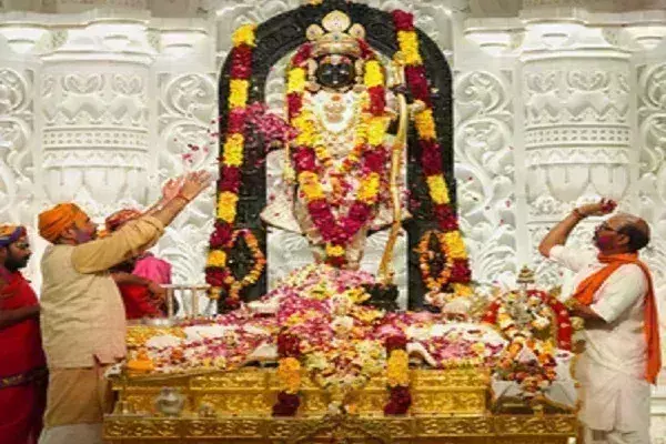 रामलला की मूर्ति की प्राण प्रतिष्ठा के बाद अयोध्या नवरात्रि उत्सव केे लिए तैयार