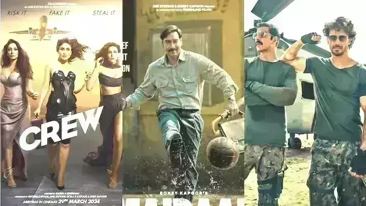 बॉक्स ऑफिस पर लाखों में सिमटी क्रू, मैदान और बड़े मियां छोटे मियां का संघर्ष जारी