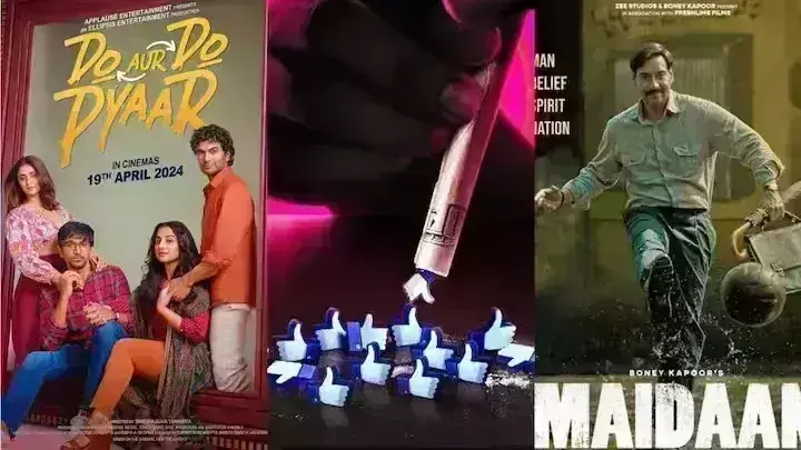 बॉक्स ऑफिस पर दो और दो प्यार ने एलएसडी 2 को चटाई धूल, मैदान ने दिखाया कमाल