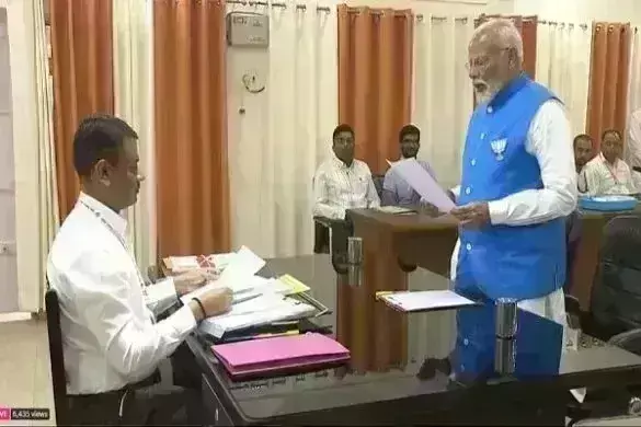 Loksabha Election 2024 : प्रधानमंत्री मोदी ने वाराणसी से दाखिल किया नामांकन, गृह मंत्री शाह समेत कई दिग्गज रहे मौजूद