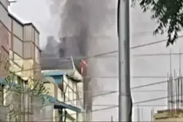 नोएडा के एक होटल में आग लगने से महिला की मौत