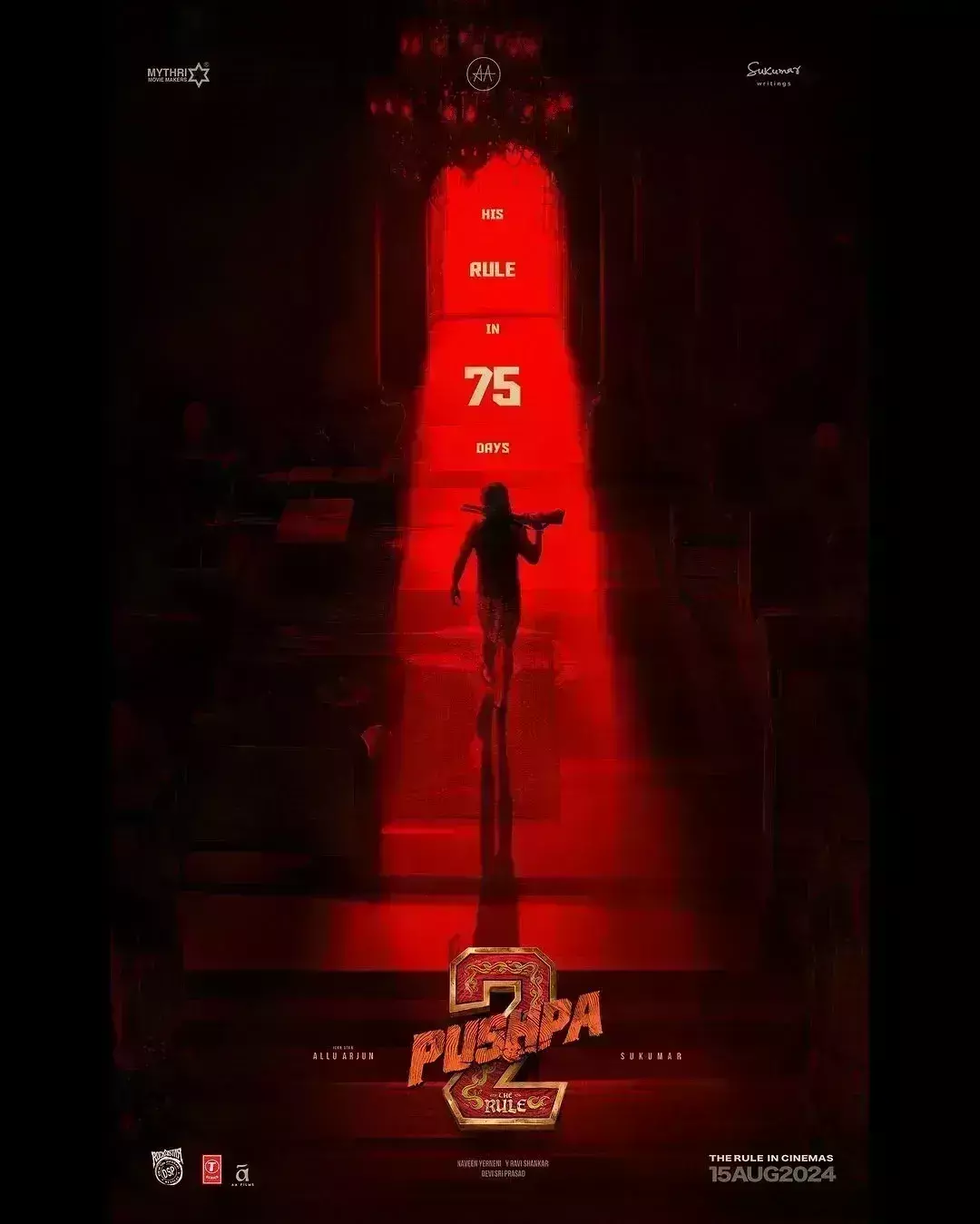 पुष्पा 2: द रूल से जारी हुआ नया पोस्टर, कंधे पर गन रखे नजर आए अल्लू अर्जुन