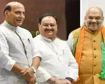 अमित शाह, जेपी नड्डा और राजनाथ सिंह की बैठक, सरकार गठन को लेकर चर्चा