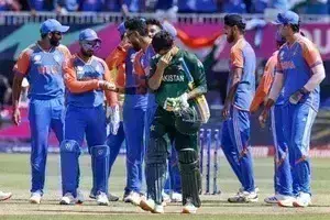 (न्यूयॉर्क)पाकिस्तान के खिलाफ टीम के प्रदर्शन से खुश रोहित (न्यूयॉर्क)पाकिस्तान के खिलाफ टीम के प्रदर्शन से खुश रोहित