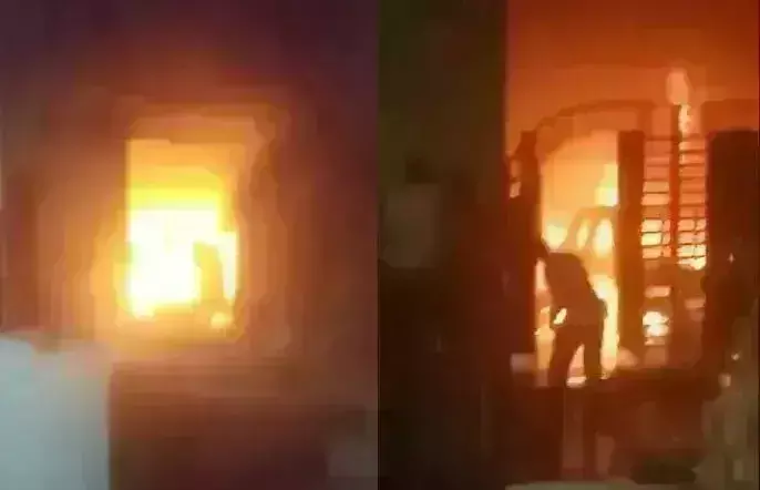 गाजियाबाद के लोनी इलाके में 3 मंजिला मकान में आग लगी, 2 बच्चों समेत 5 की मौत