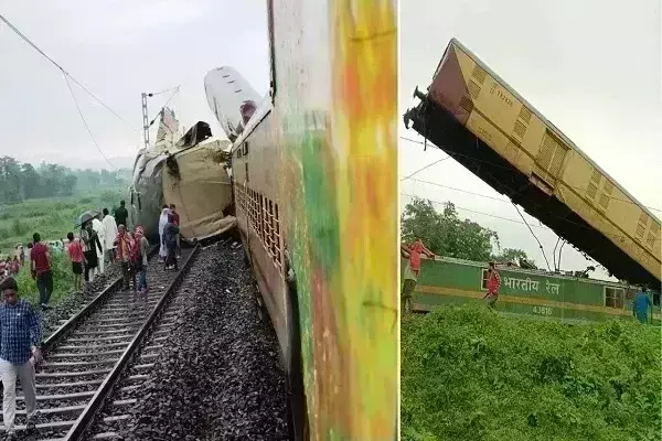 बड़ा रेल हादसा : कंचनजंगा एक्सप्रेस में मालगाड़ी ने मारी टक्कर, अब तक 7 की मौत-30 घायल बड़ा रेल हादसा : कंचनजंगा एक्सप्रेस में मालगाड़ी ने मारी टक्कर, अब तक 7 की मौत-30 घायल