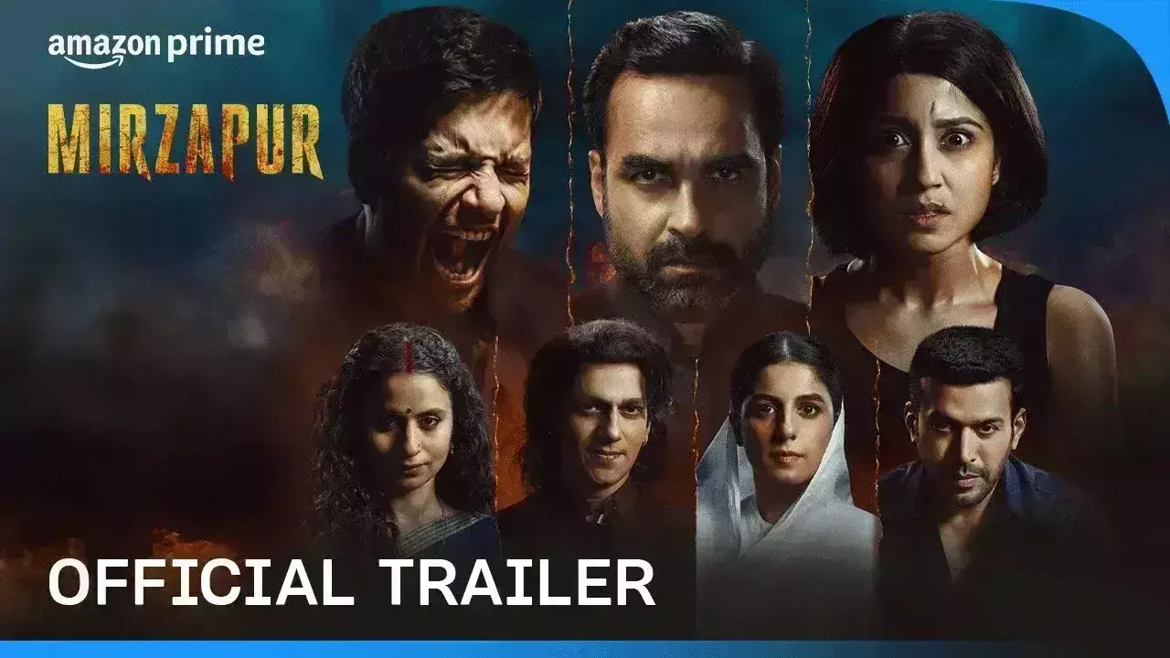 मिर्जापुर 3 का ट्रेलर हुआ रिलीज, कुर्सी की लड़ाई का खूनी खेल, पंकज त्रिपाठी ने चंद सेकंड में उड़ाया गर्दा मिर्जापुर 3 का ट्रेलर हुआ रिलीज, कुर्सी की लड़ाई का खूनी खेल, पंकज त्रिपाठी ने चंद सेकंड में उड़ाया गर्दा