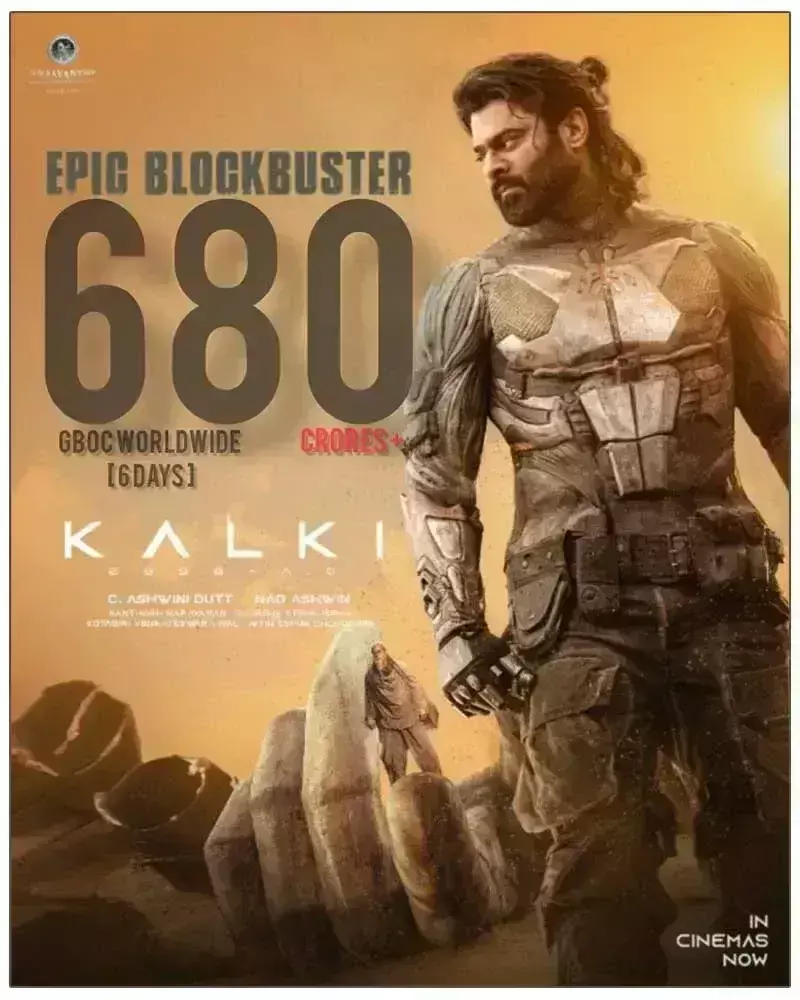 बॉक्स ऑफिस पर कल्कि 2898 एडी का आंधी जारी, वल्र्डवाइड कलेक्शन 700 करोड़ की ओर