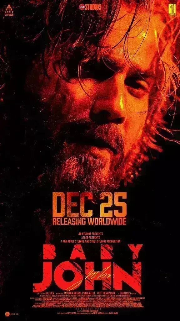 फिल्म बेबी जॉन का नया पोस्टर हुआ जारी, बढ़ी हुई दाढ़ी और बेहद गंभीर लुक में दिखे वरुण धवन फिल्म बेबी जॉन का नया पोस्टर हुआ जारी, बढ़ी हुई दाढ़ी और बेहद गंभीर लुक में दिखे वरुण धवन