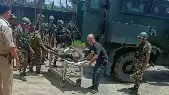 मणिपुर में CRPF के काफिले पर आतंकी हमला, जवान शहीद, 3 पुलिसकर्मी घायल