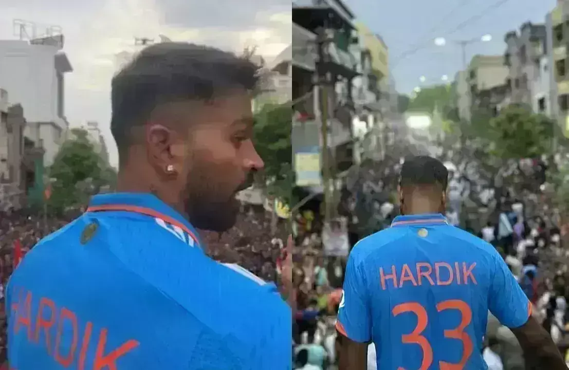लाखों प्रशंसकों ने वडोदरा में घर वापसी पर हार्दिक पांड्या का विजय परेड में किया स्वागत लाखों प्रशंसकों ने वडोदरा में घर वापसी पर हार्दिक पांड्या का विजय परेड में किया स्वागत