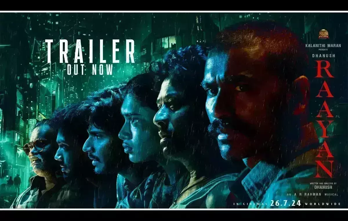 धनुष की 50वीं फिल्म रायन का दमदार ट्रेलर आउट, भरपूर एक्शन मोड में नजर आए अभिनेता धनुष की 50वीं फिल्म रायन का दमदार ट्रेलर आउट, भरपूर एक्शन मोड में नजर आए अभिनेता