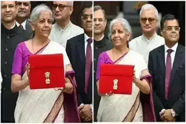 हर बार की तरह इस बार भी वित्त मंत्री ने आम बजट पेश करने के लिए पहनी खास कलर की साड़ी