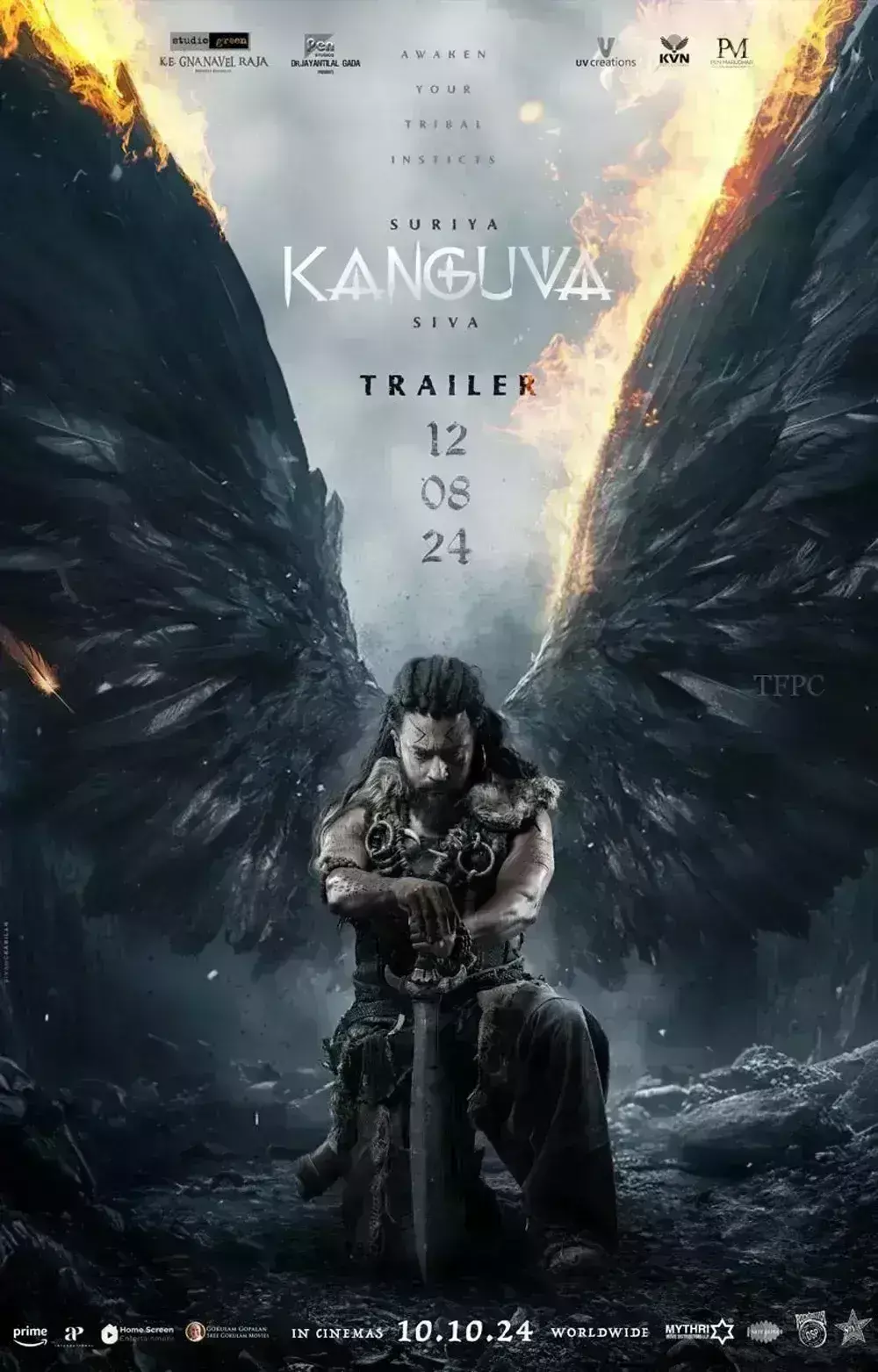 12 अगस्त को रिलीज होगा कंगुवा का धमाकेदार ट्रेलर, मेकर्स ने पोस्टर शेयर कर बताई तारीख 12 अगस्त को रिलीज होगा कंगुवा का धमाकेदार ट्रेलर, मेकर्स ने पोस्टर शेयर कर बताई तारीख