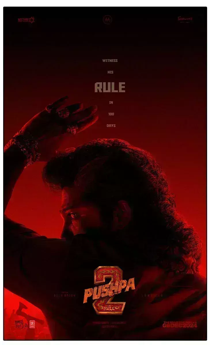 पुष्पा द रूल की काउंटडाउन शुरू, सामने आया अल्लू अर्जुन का धांसू लुक पोस्टर