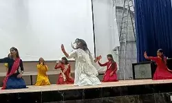 छात्र-छात्राओं ने दीक्षांत सांस्कृतिक कार्यक्रम में श्रोताओं को किया मंत्रमुग्ध