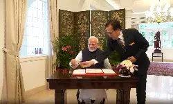 प्रधानमंत्री मोदी ने सिंगापुर के राष्ट्रपति थर्मन शनमुगरत्नम से की मुलाकात प्रधानमंत्री मोदी ने सिंगापुर के राष्ट्रपति थर्मन शनमुगरत्नम से की मुलाकात