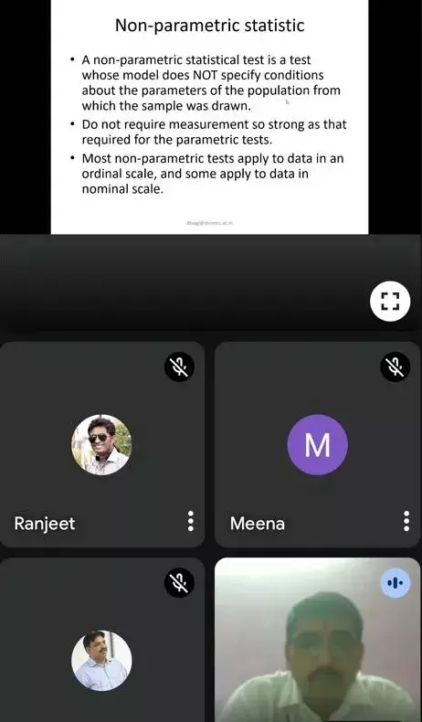 स्टैटिकल एनालसिस यूजिंग एसपीएसएस विषय पर कार्यशाला का आयोजन स्टैटिकल एनालसिस यूजिंग एसपीएसएस विषय पर कार्यशाला का आयोजन